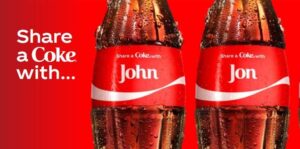 Coca-Cola's "Share a Coke" Campaign