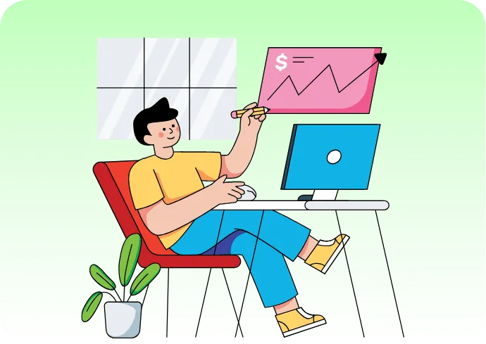Freelancer at work