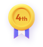 4th - Badge